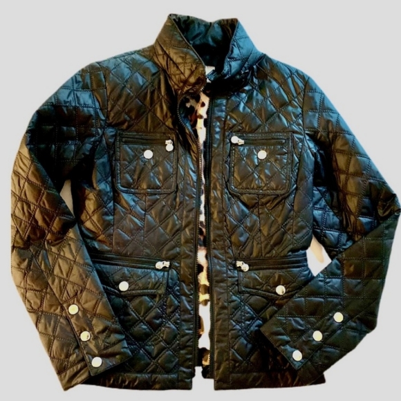 Laundry by Shelli Segal quilted balck puffer coat - Picture 7 of 9